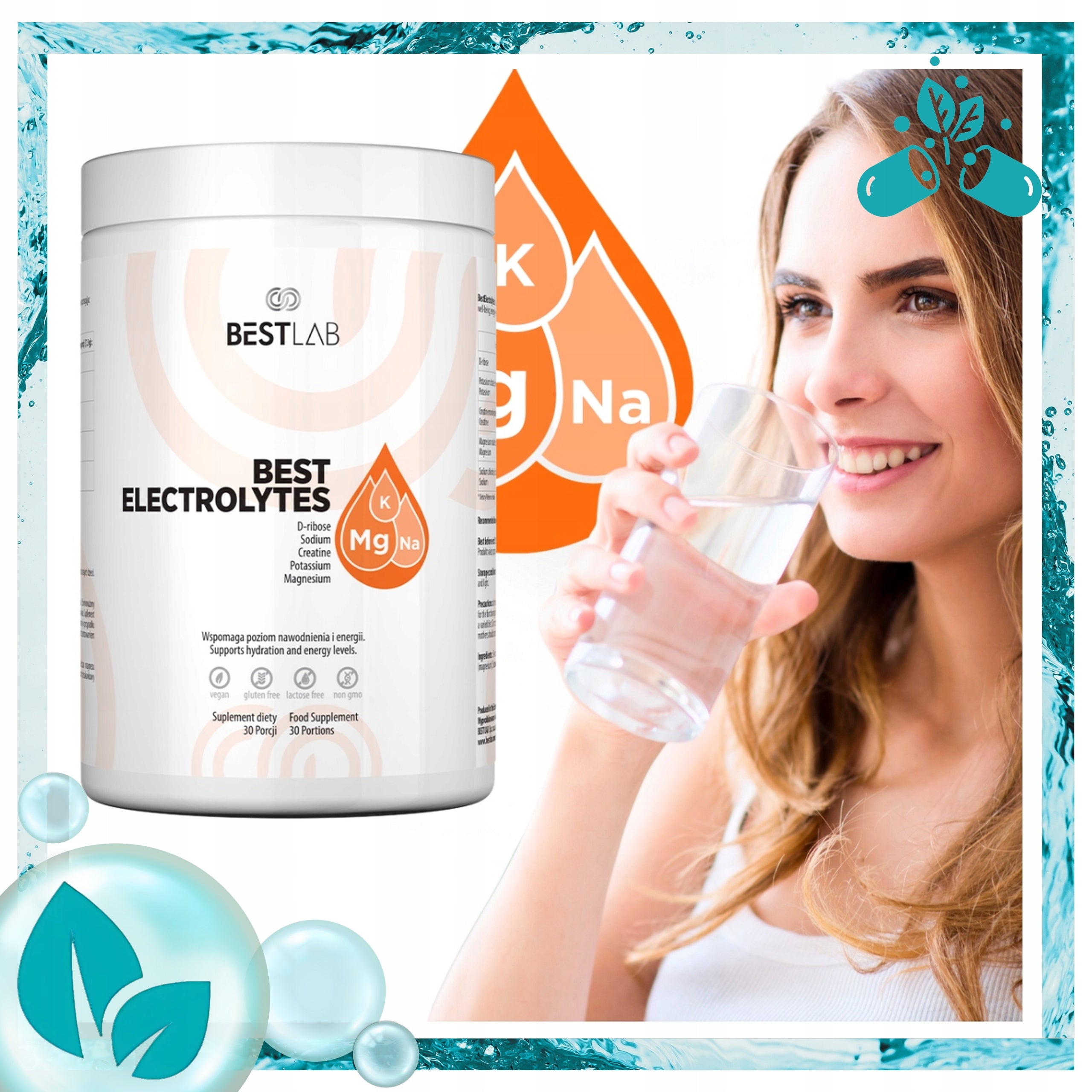 BESTLAB BestElectrolytes Electrolytes Best Lab - Sugar Free Keto Powder 225g EAN (GTIN) 5904917029183