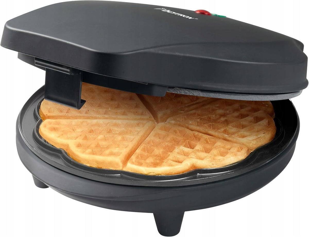 BESTRON HEART SHAPED WAFFLE MAKER 700W MATTE BLACK