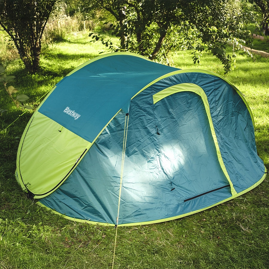 BESTWAY 4-Person Tourist Tent Self-Assembly Automatic 68087 Type single layer (without flysheet)
