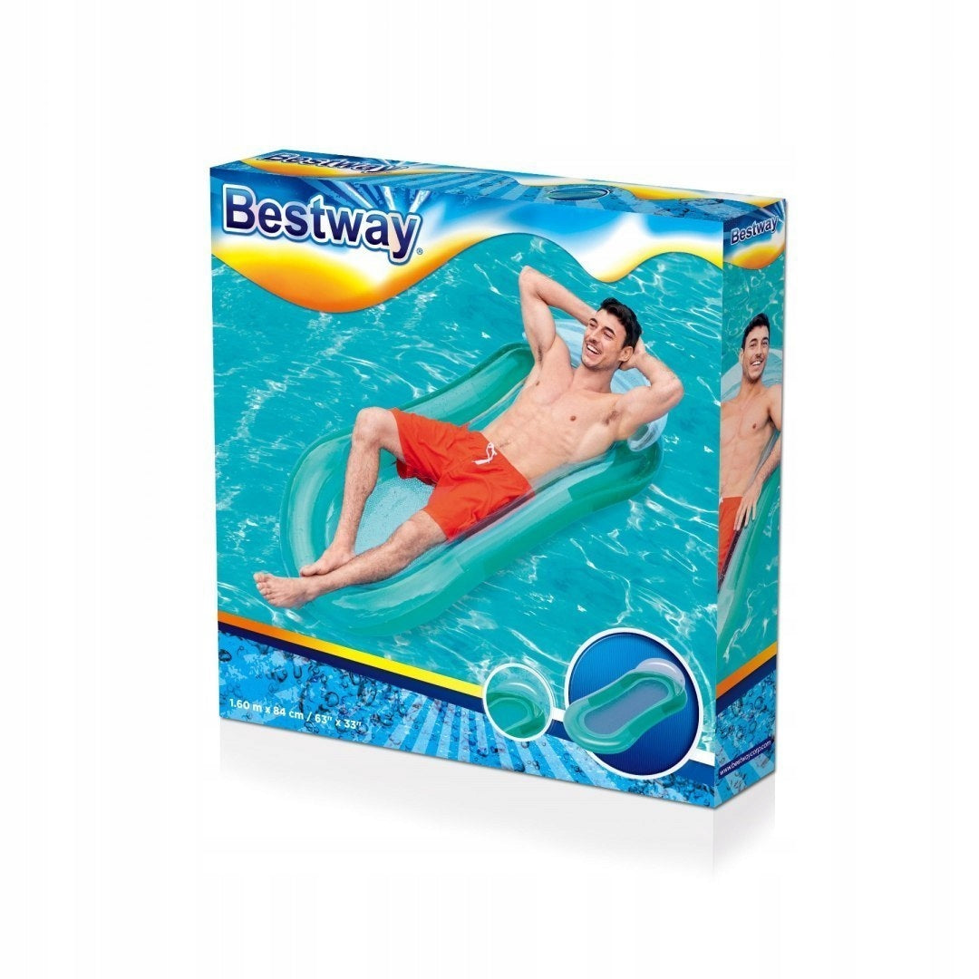 BESTWAY 43103 Swimming Mattress Inflatable Mesh Mint Packaging status original