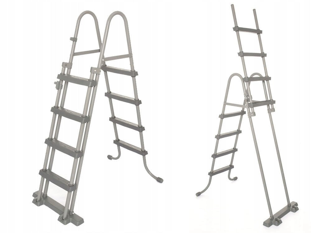 BESTWAY 5612X GARDEN STEEL POOL LADDER PUMP 58386 FILTER 427x122CM Height 122 cm