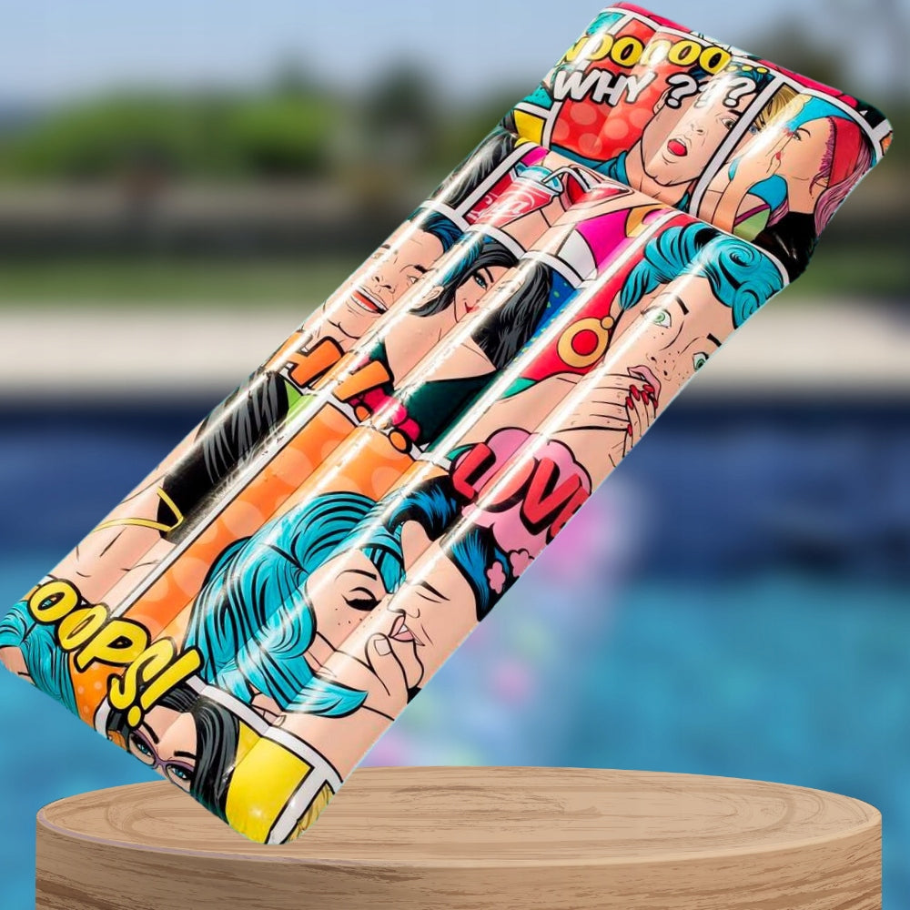 BESTWAY BEACH SWIMMING INFLATABLE MATTRESS COMIC 183cm Brand Bestway