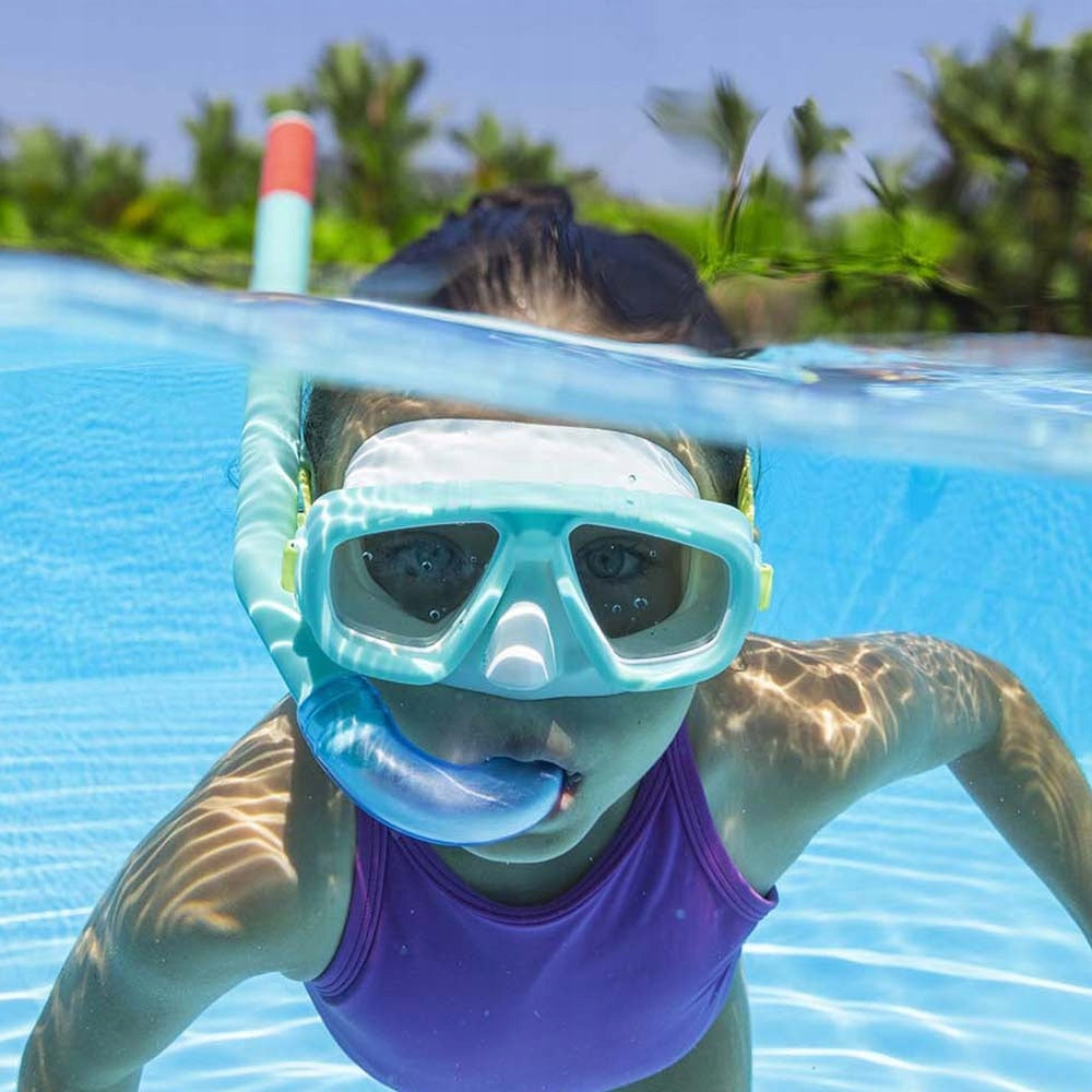 BESTWAY DIVING SET MASK AND SNORKEL GLASSES AND SNORKEL TUBE Brand Bestway