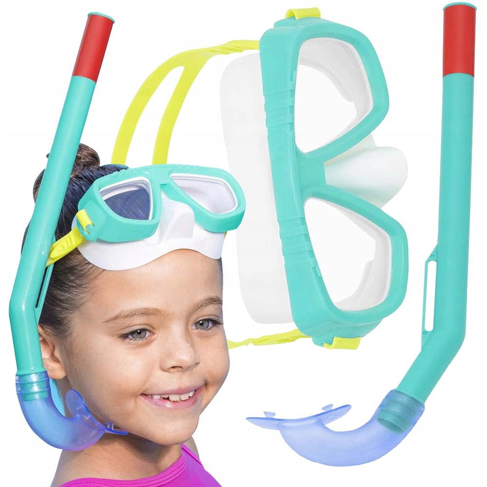BESTWAY DIVING SET MASK AND SNORKEL GLASSES AND SNORKEL TUBE