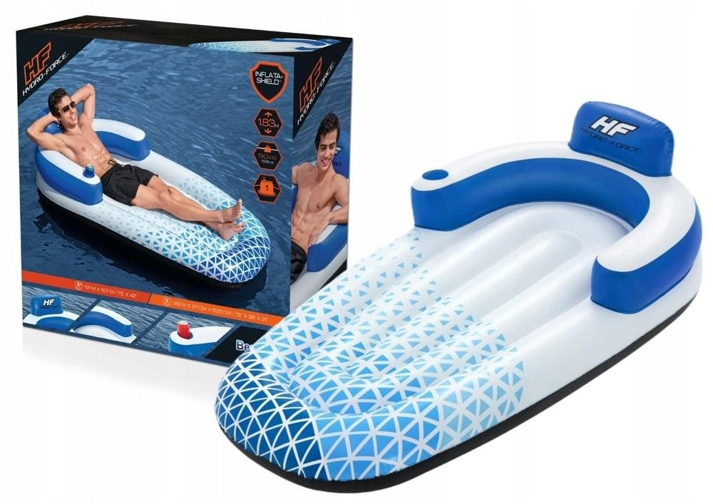 BESTWAY MATTRESS INFLATABLE CHAIR FOR SWIMMING INDIGOWAVE 43533