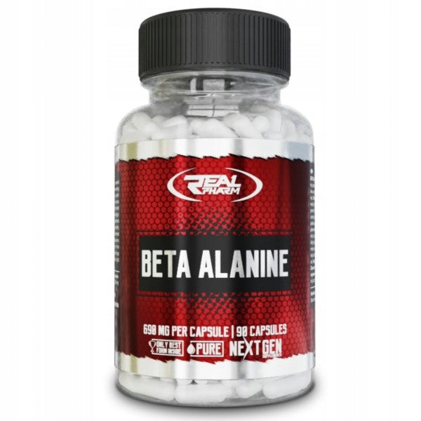 BETA ALANINE POWER Real Pharm Beta Alanine 90 kaps. Expiration date at least six months from the date of purchase