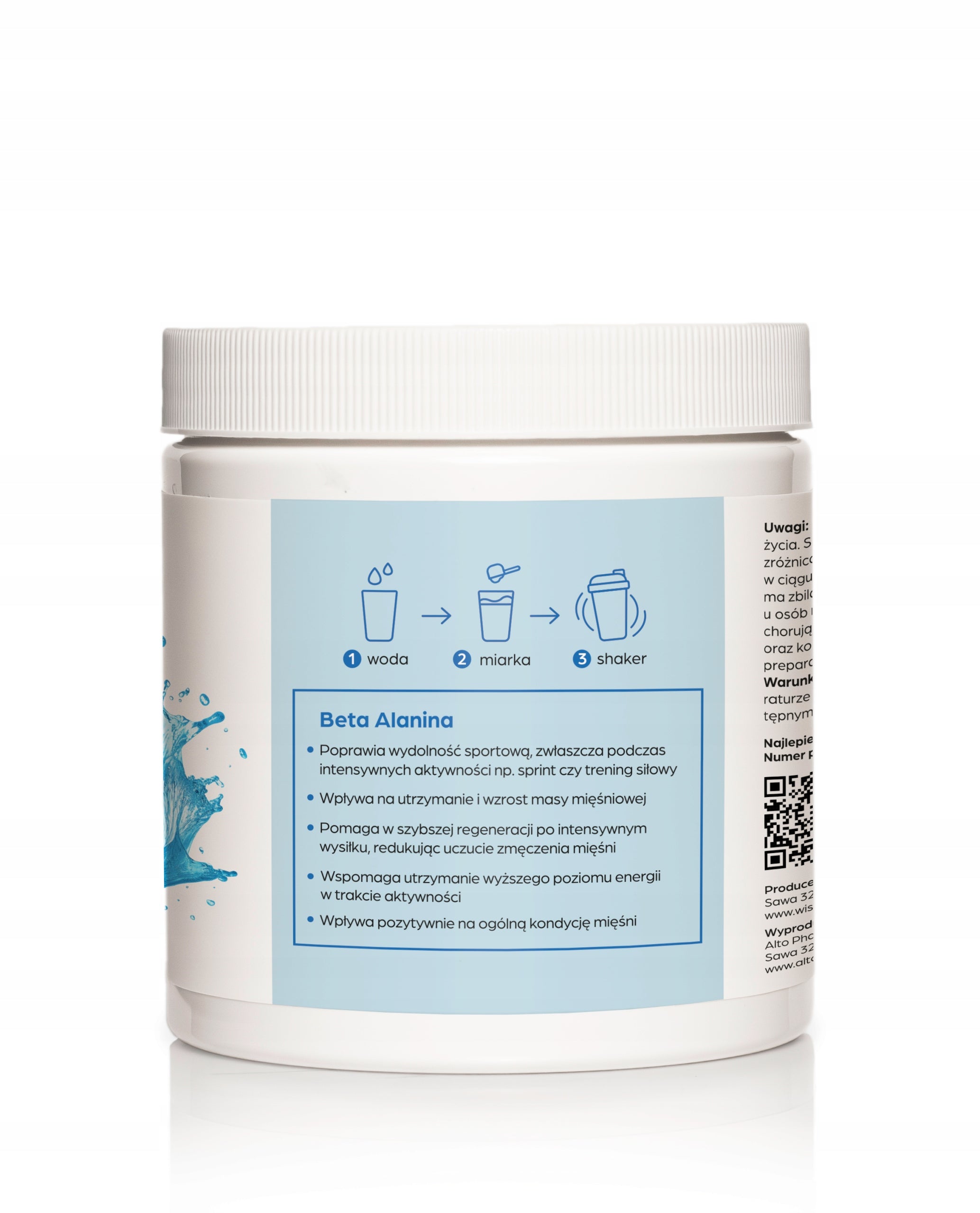 BETA ALANINE Strength Pump Stimulation Energy NATURAL TASTE 400 g Expiration date not specified