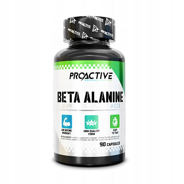 BETA ALANINE strength FORCE pump ProActive Beta Alanine 690mg 90 kaps Expiration date at least six months from the date of purchase