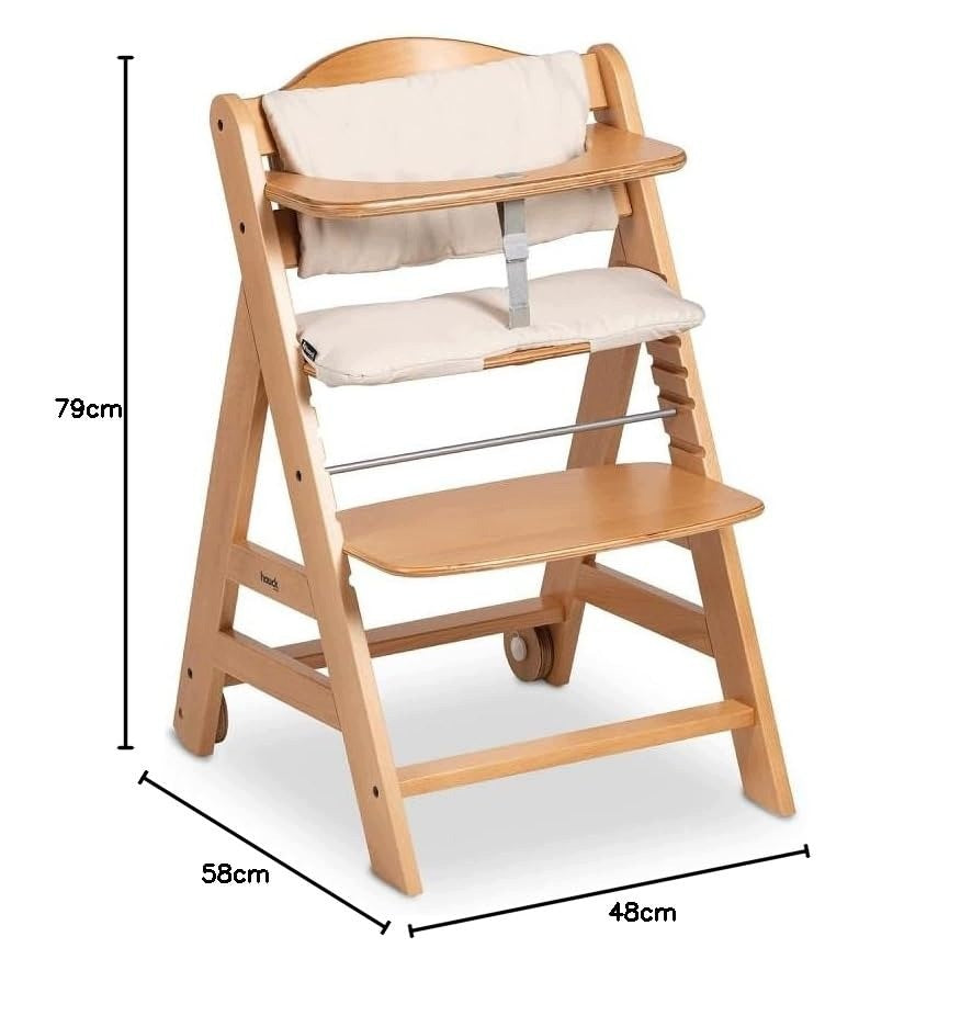 BETA+ NATURAL - GROWING WITH YOUR CHILD HIGH CHAIR FOR EVERYDAY USE Color multicolor