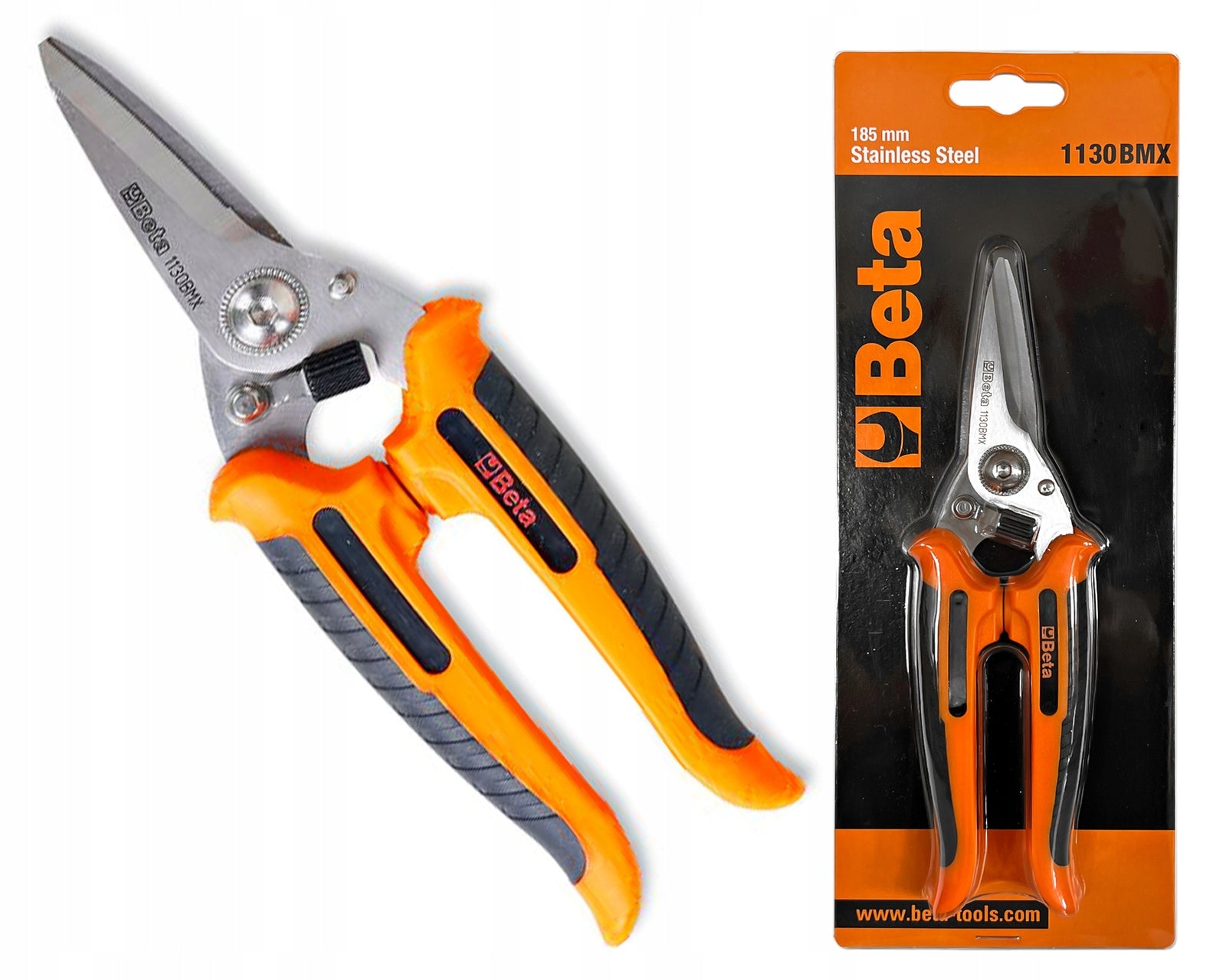 BETA UNIVERSAL Scissors INOX MICRO TEETH 185 mm 1130BMX