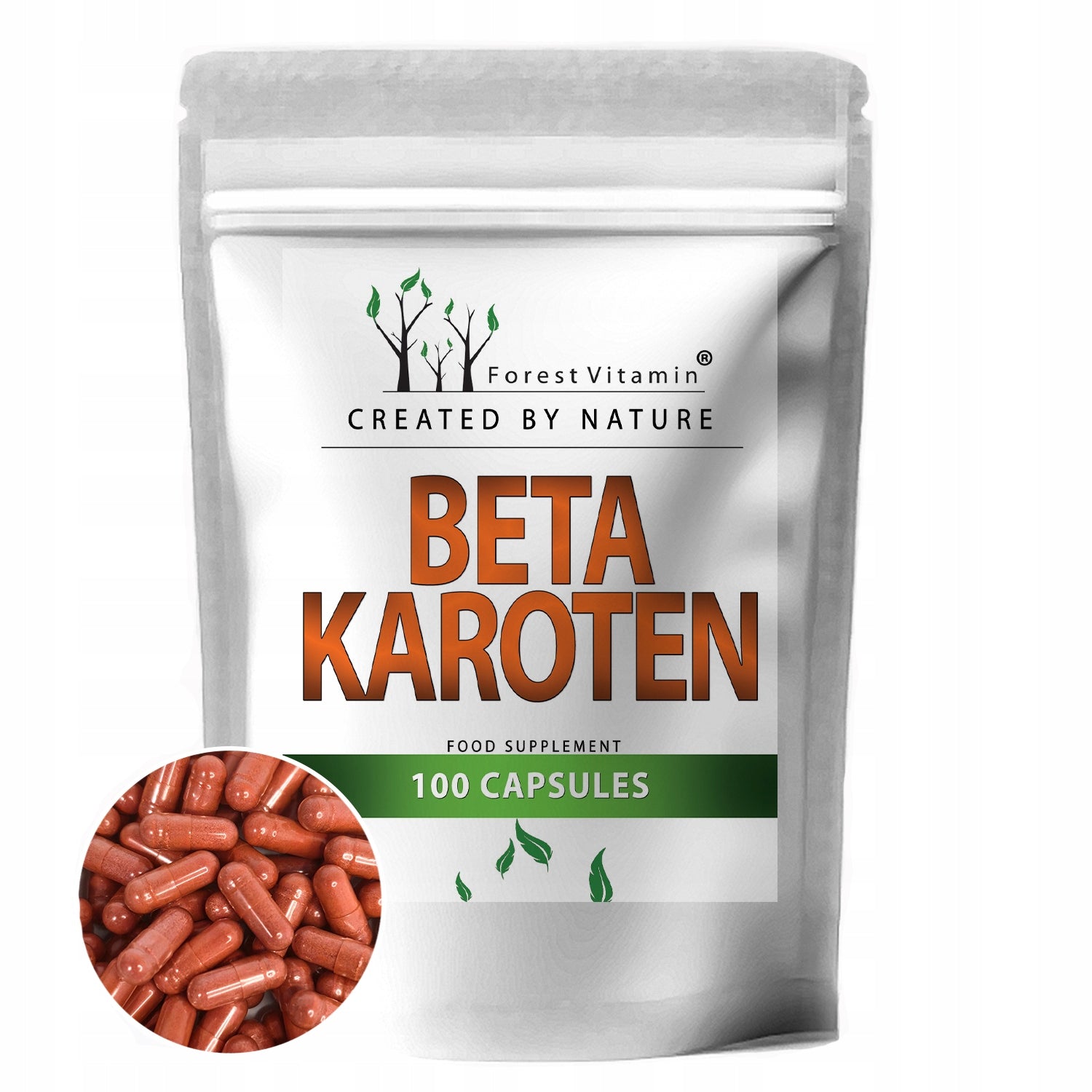 BETACAROTENE 6MG 100CAPSULES PROVITAMIN AND HIGH STANDARDIZATION HEALTHY SKIN