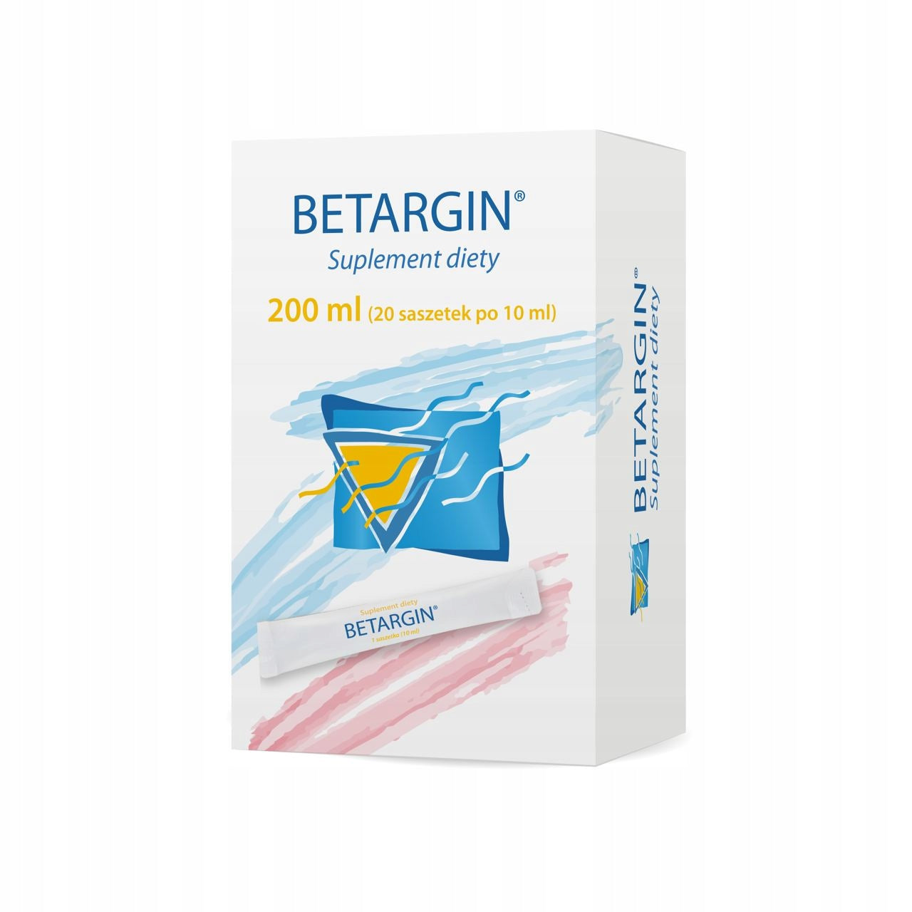 BETARGIN DIETARY SUPPLEMENT 20 SACHETS OF 10ML ARGININE BETAINE METABOLISM Expiration date at least 1 year from the date of purchase