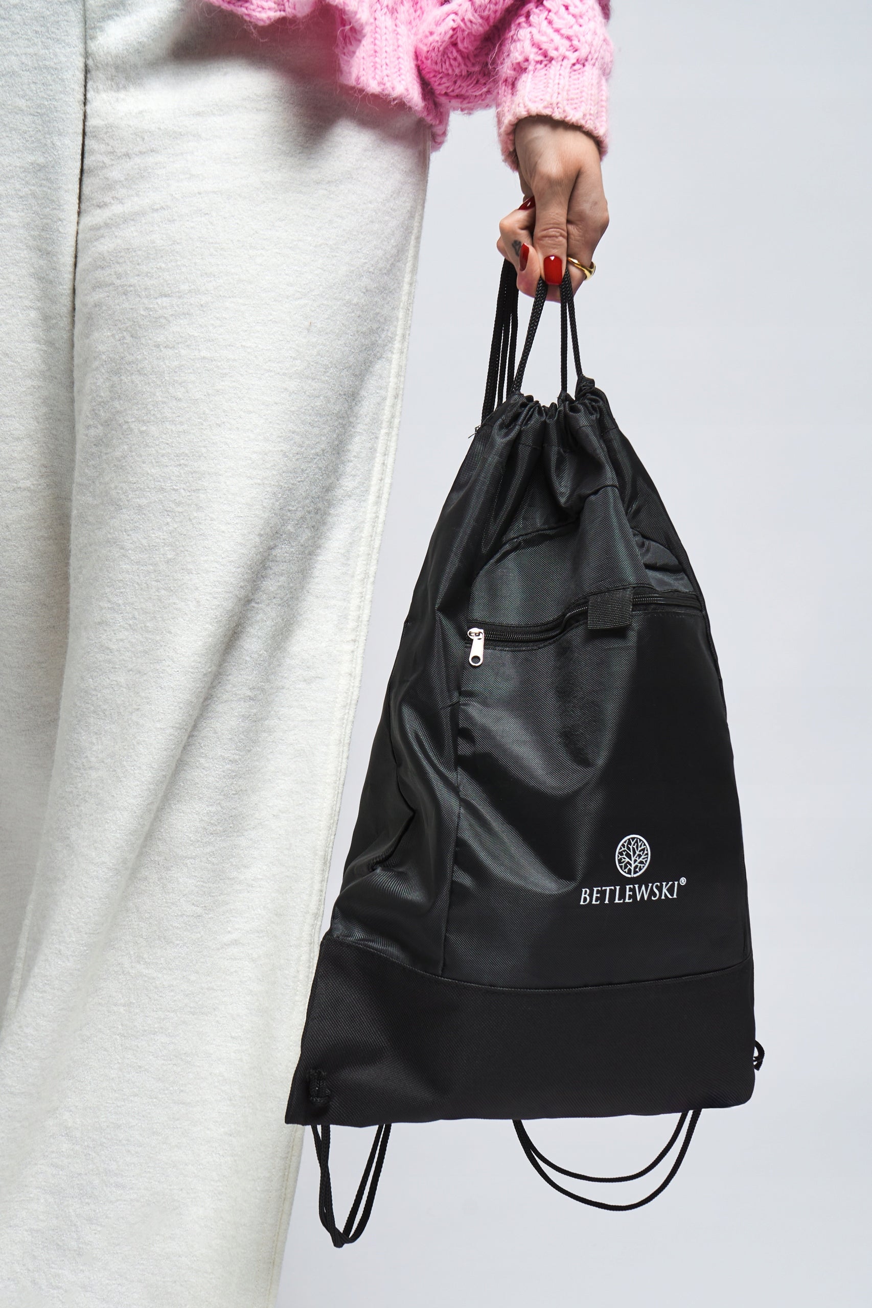 BETLEWSKI Backpack drawstring bag roomy foldable lightweight waterproof Brand Betlewski