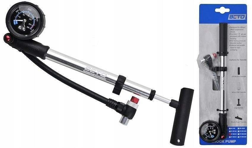 BETO SP-002AG shock absorber pump 28 bar 400 PSI folding handle Brand Beto