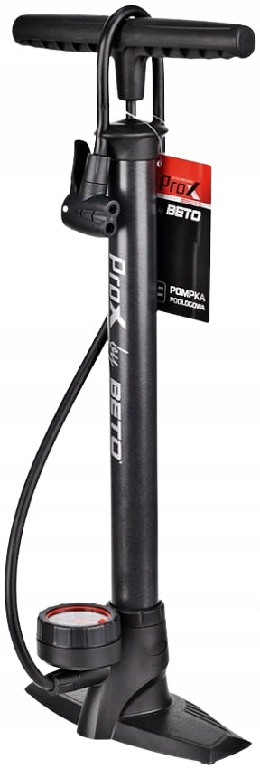 BETO STATIONARY FLOOR PUMP WITH PRESSURE GAUGE Color black