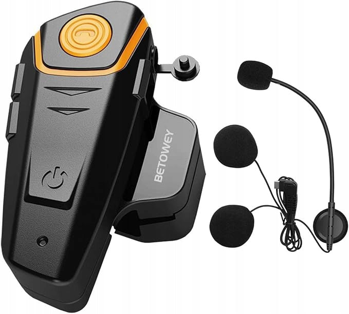 BETOWEY BT-S2 Motorcycle Headset Intercom Bluetooth 1 Piece