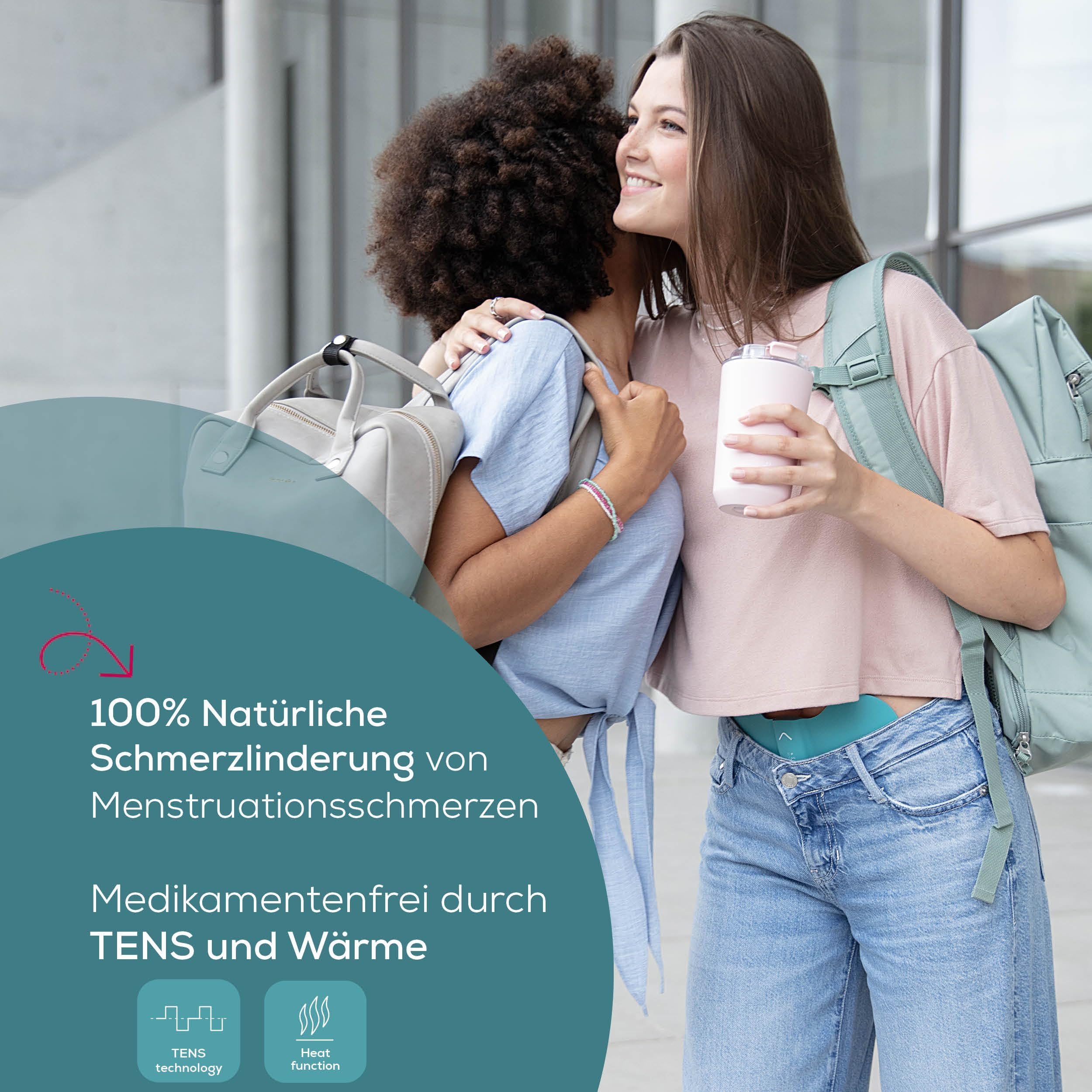BEURER EM 55 TENS Device for Menstrual Pain with Heat Function Packaging status original