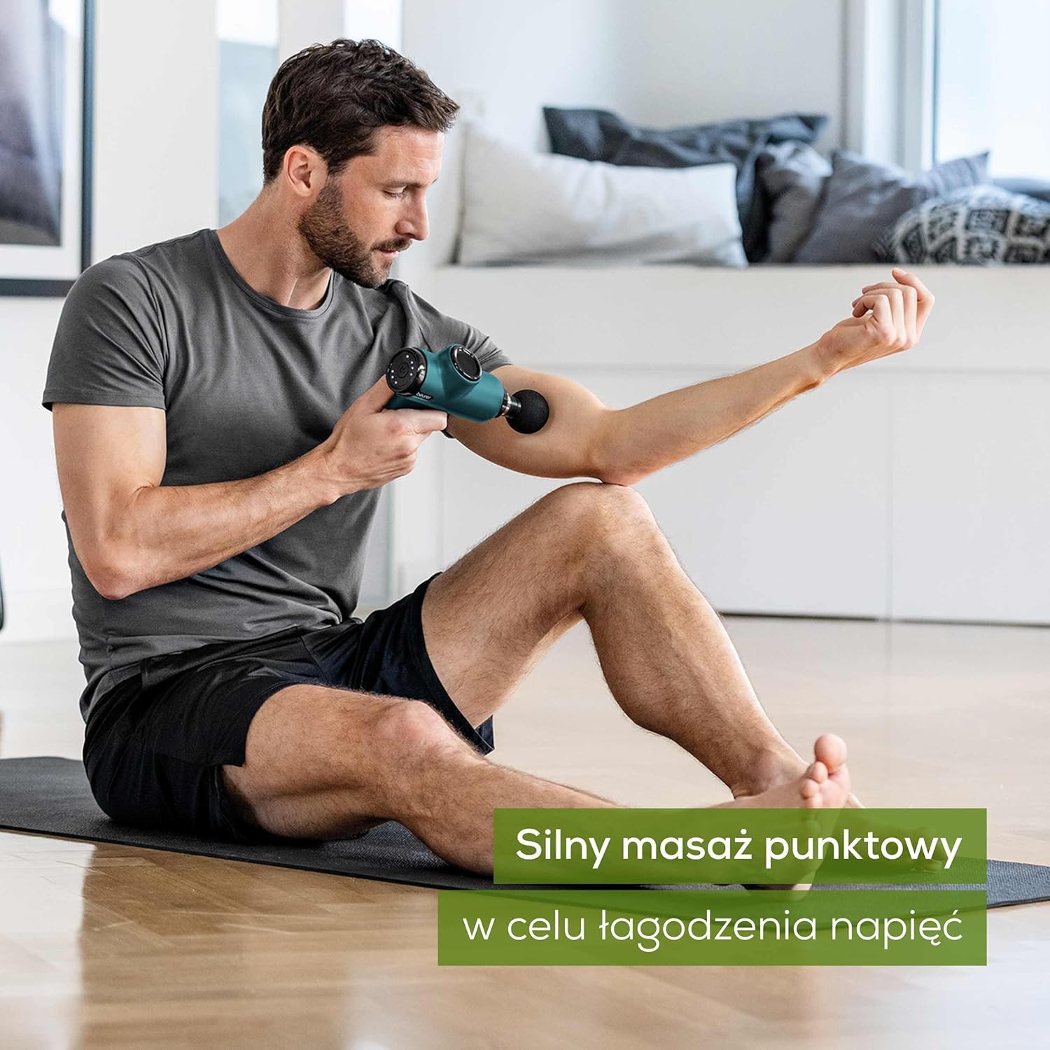 BEURER MG 99 MASSAGE GUN 3000 RPM 4 PADS 5 LEVELS Medical device yes