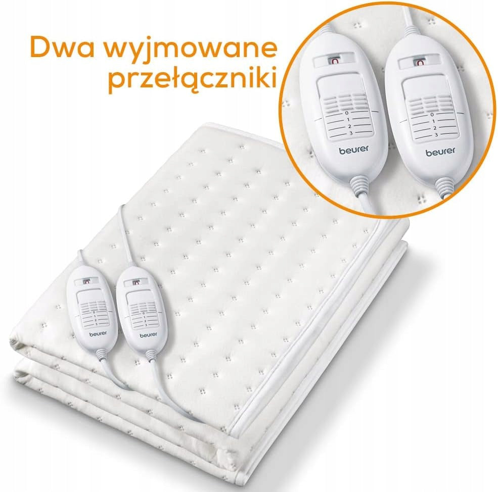 BEURER TS 26 HEATED BLANKET XXL 150X140 CM TWO HEAT ZONES Medical device type medical device or in-vitro diagnostic medical device