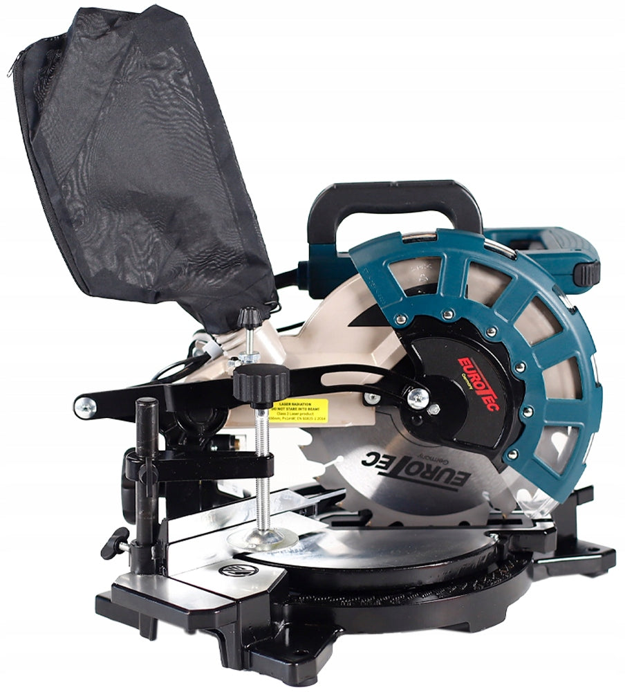 BEVEL SAW SLASH 210MM ANGULAR +LASER SAW BLADE SET Rotational speed 4900 rpm