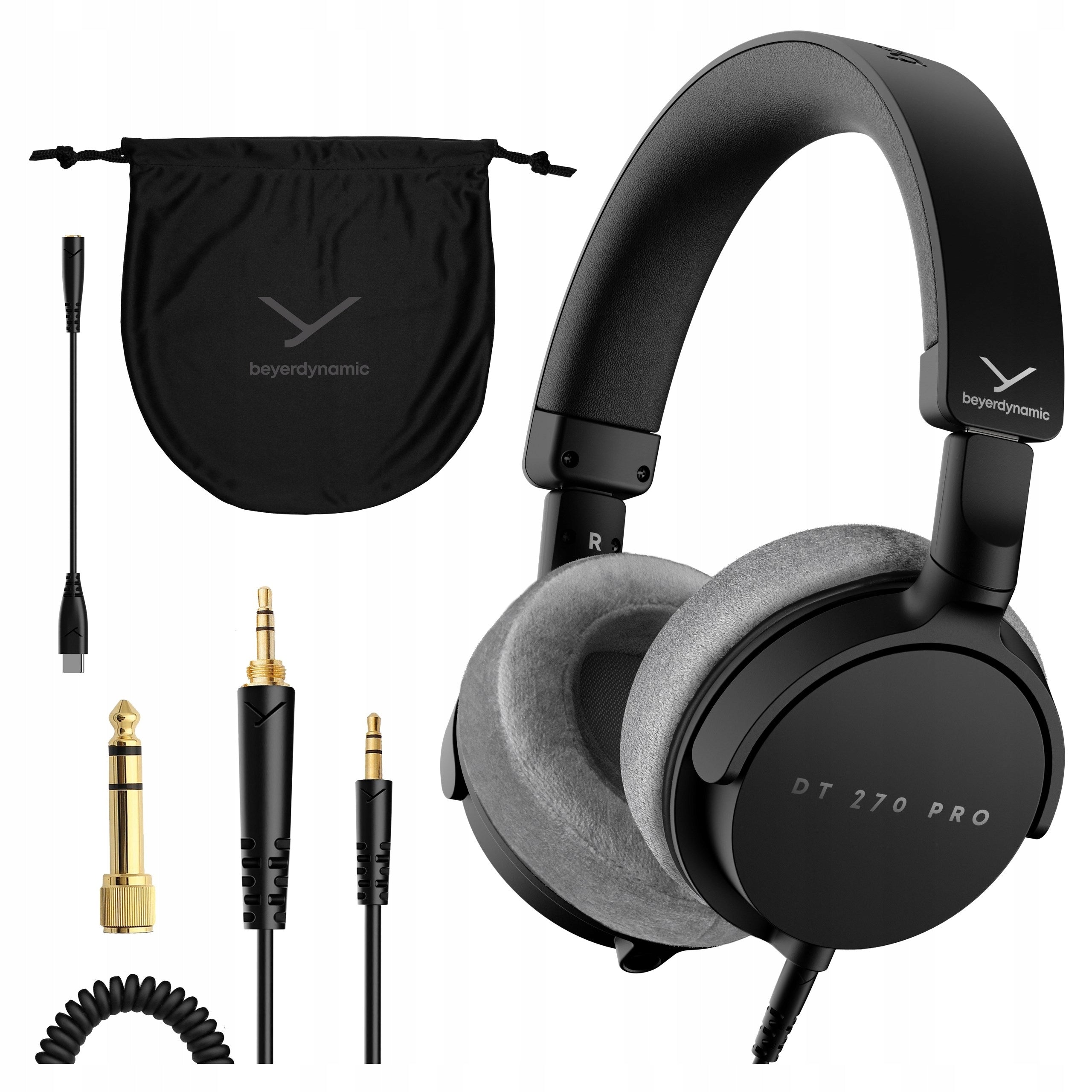 BEYERDYNAMIC DT 270 PRO OVER-EAR STUDIO HEADPHONES CLOSED 45 Ohm