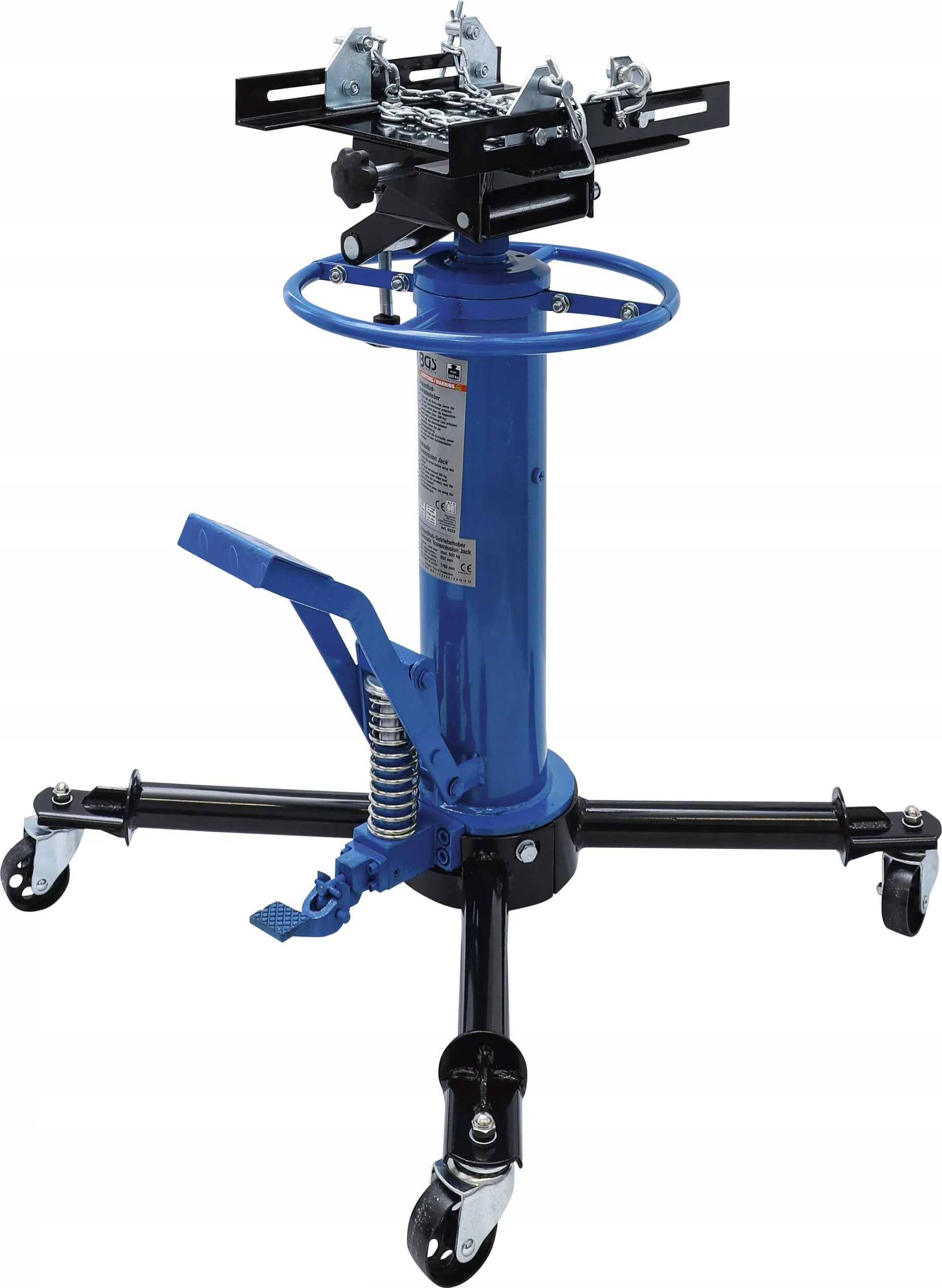 BGS Heavy duty gearbox lift + adapter 500 kg Brand BGS Technic