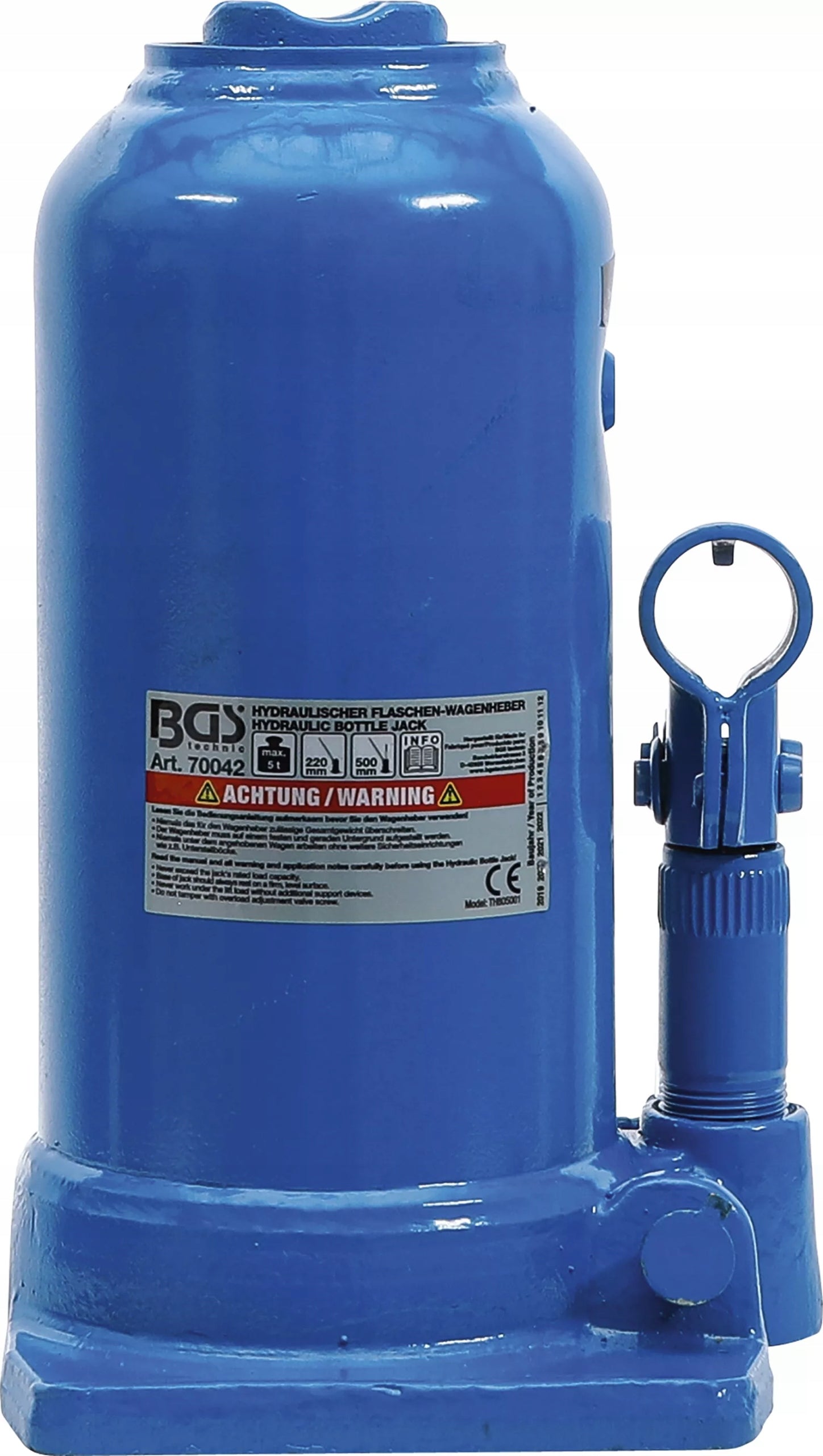 BGS Hydraulic Double Piston Bottle Car Lift 5 t Product weight with unit packaging 8 kg