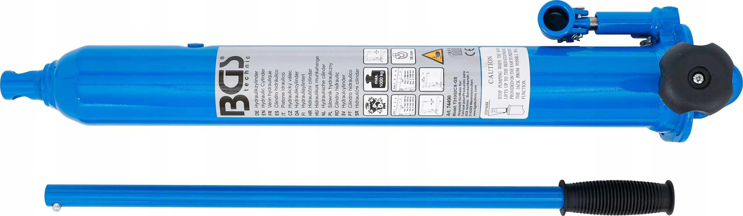 BGS | Hydraulic cylinder | for engine lift BGS 11998 Manufacturer code 74498