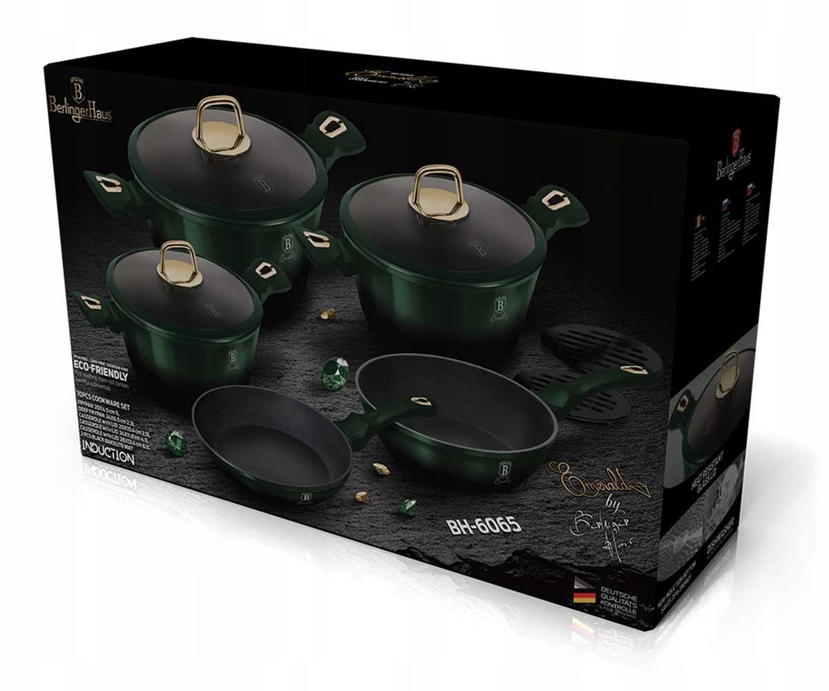 BH-6065 - Set of pots 10 el. Berlinger Haus Emerald Line Manufacturer code BH-6065