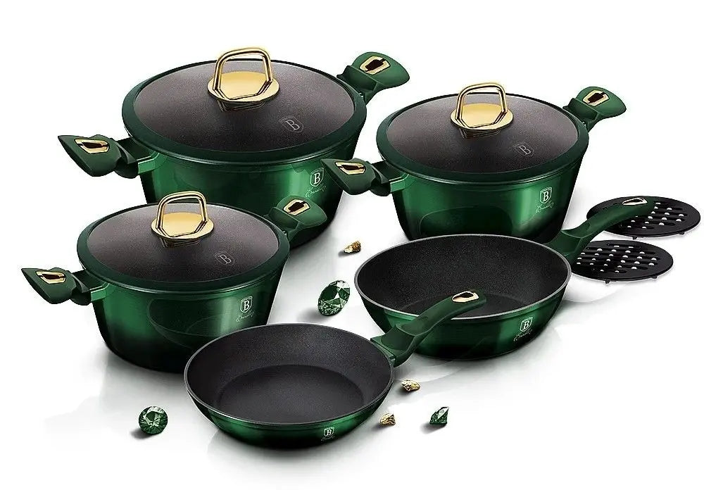 BH-6065 - Set of pots 10 el. Berlinger Haus Emerald Line