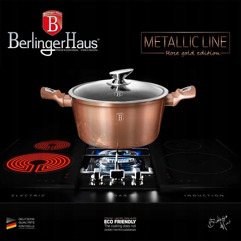 BH-6142 - Set of pots 10 el. BERLINGER HAUS Rose Gold Collection Number of items in the set 10