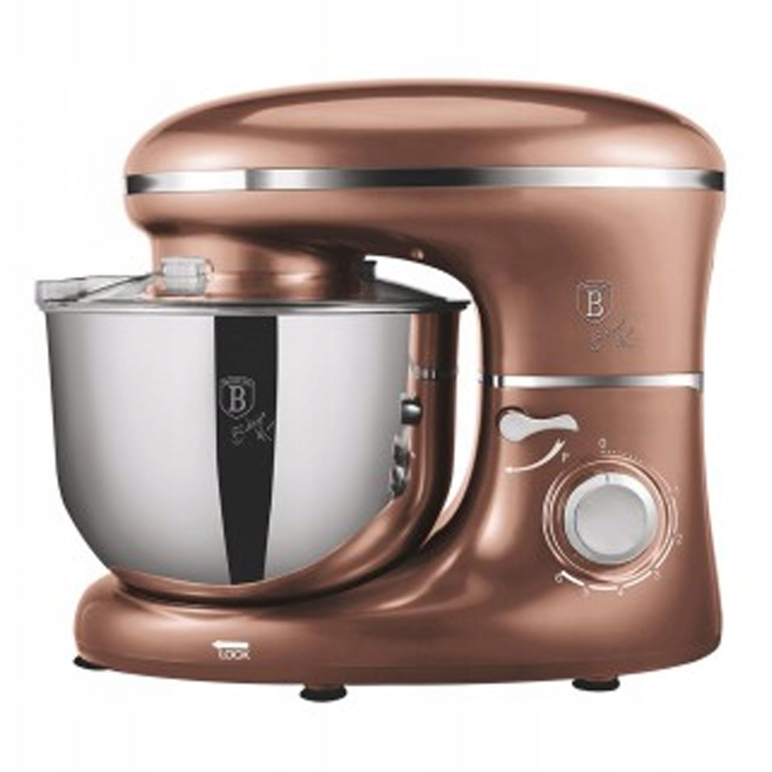 BH-9197 - Food Processor yellow/gold Berlinger Haus Rose Gold Collection