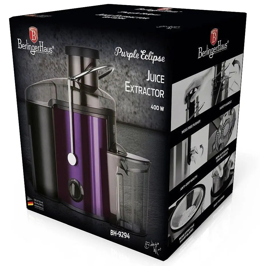 BH-9294 - Juicer 400 W Berlinger Haus Purple Eclipse Collection Packaging status original