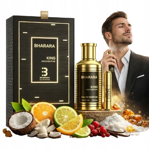 BHARARA KING GOLD EDITION PERFUME FOR MEN EDP 100ML LUXURY