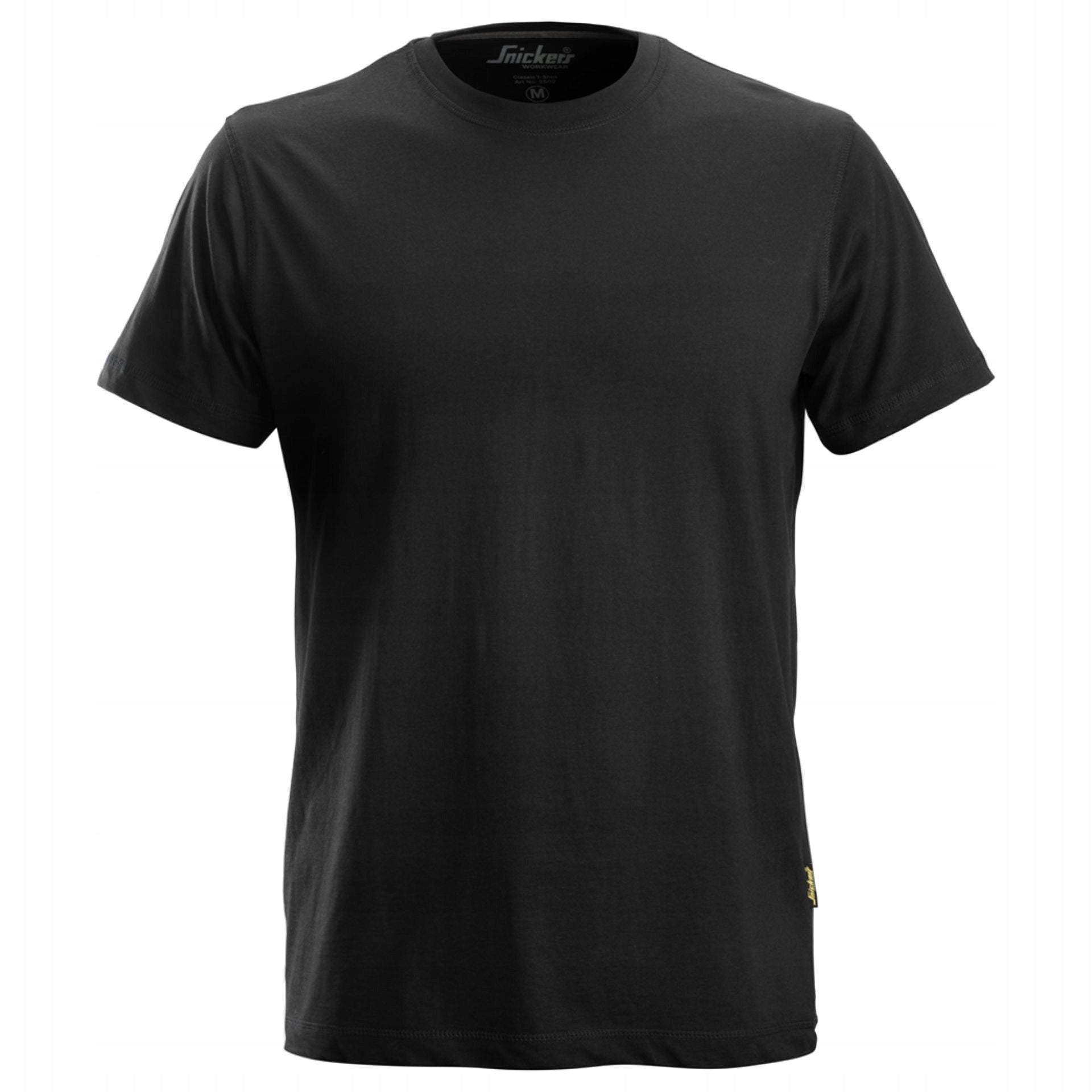 BHP WORK T-SHIRT CLASSIC SNICKERS WORKWEAR 2502 (BLACK L)