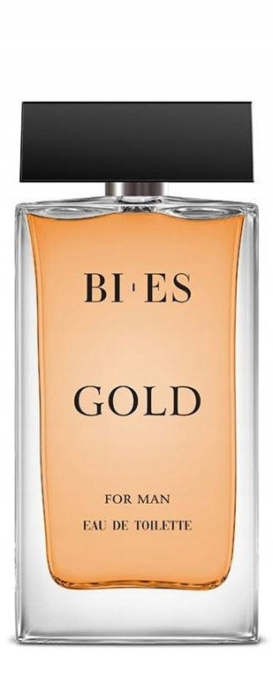 BI-ES Gold for men EDT eau de toilette male 90 ml Packaging status original