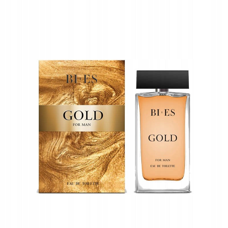 BI-ES Gold for men EDT eau de toilette male 90 ml