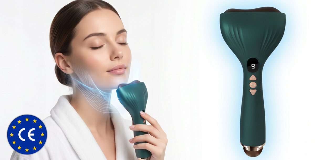 BIAN STONE GUA SHA K-009 MASSAGER FOR FACE AND NECK HEATED VIBRATION Packaging status original