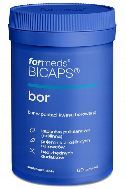 BICAPS ForMeds BOR 3mg Boric acid STRONG BONES