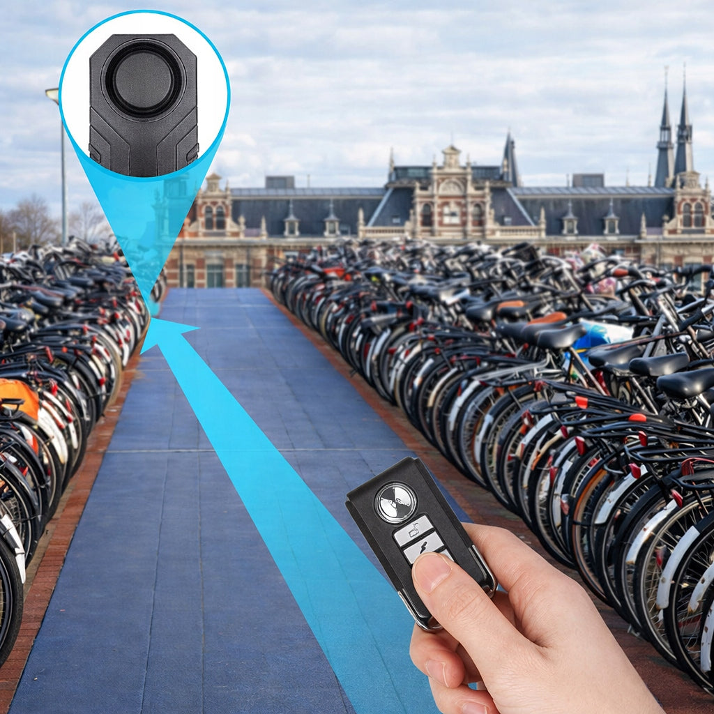 BICYCLE ALARM WIRELESS 113dB MOTION SENSOR remote control EAN (GTIN) 5901315516611