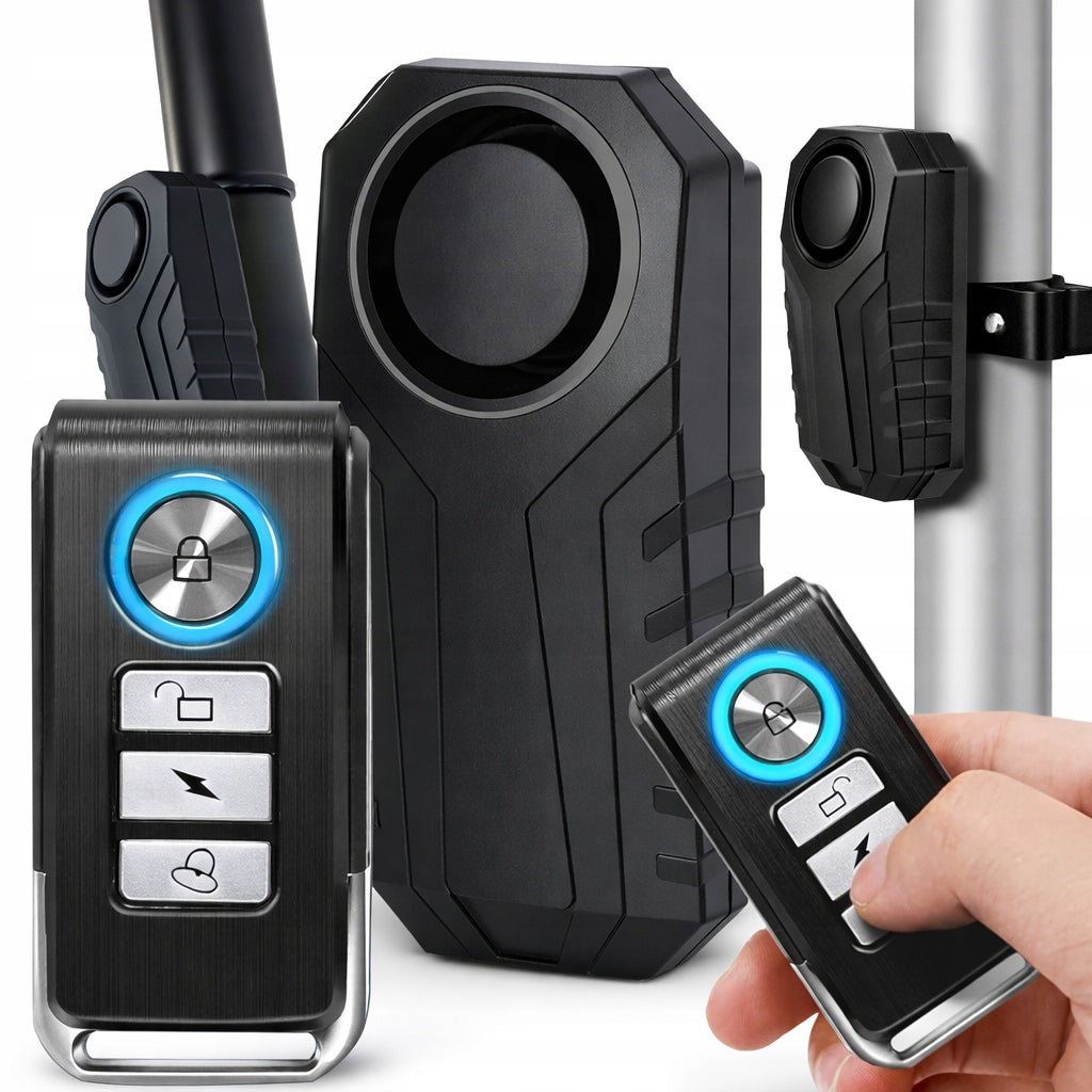 BICYCLE ALARM WIRELESS 113dB MOTION SENSOR remote control
