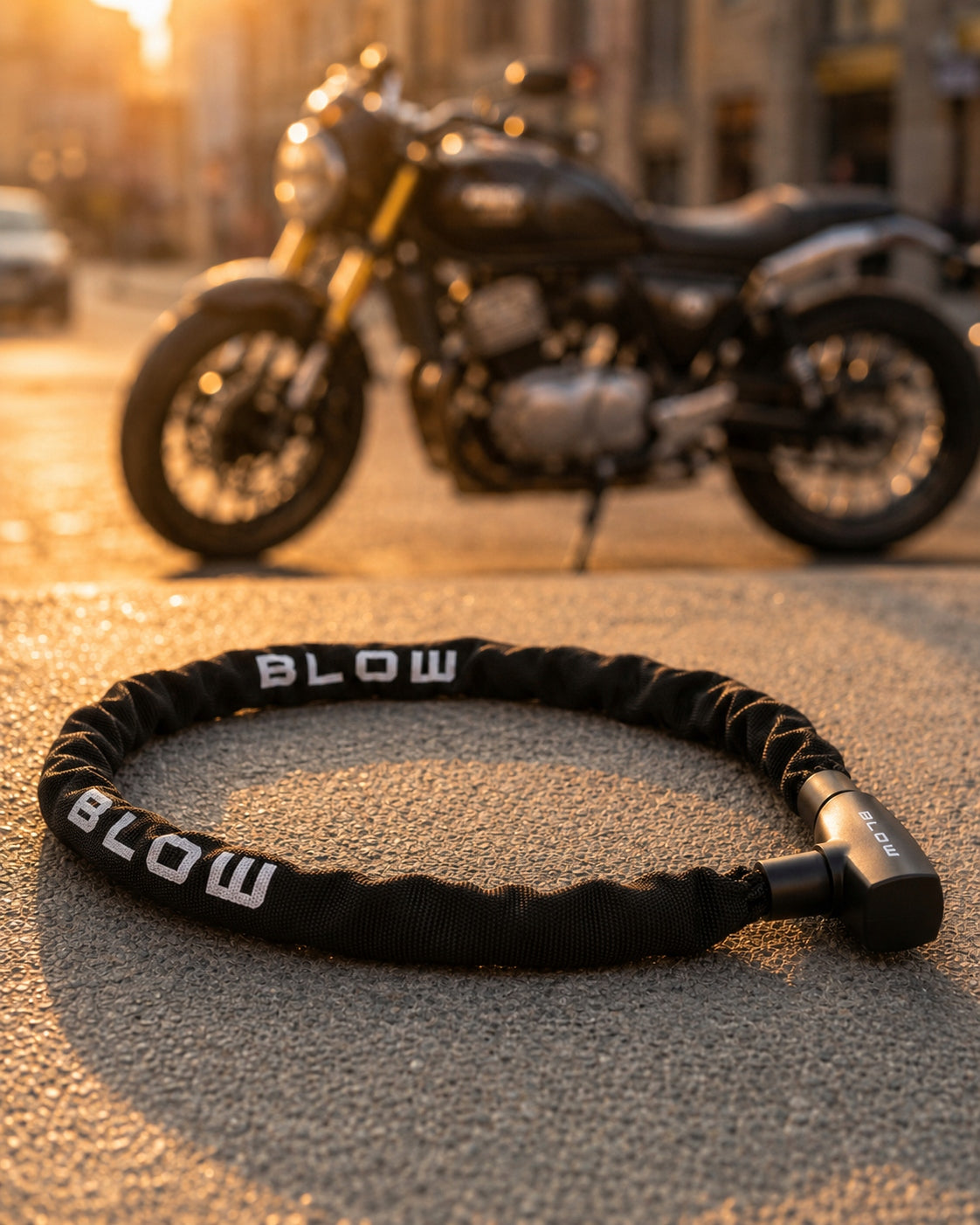 BICYCLE ANTI-THEFT CLASP 90cm 2 KEYS SECURITY LOCK Kind chain