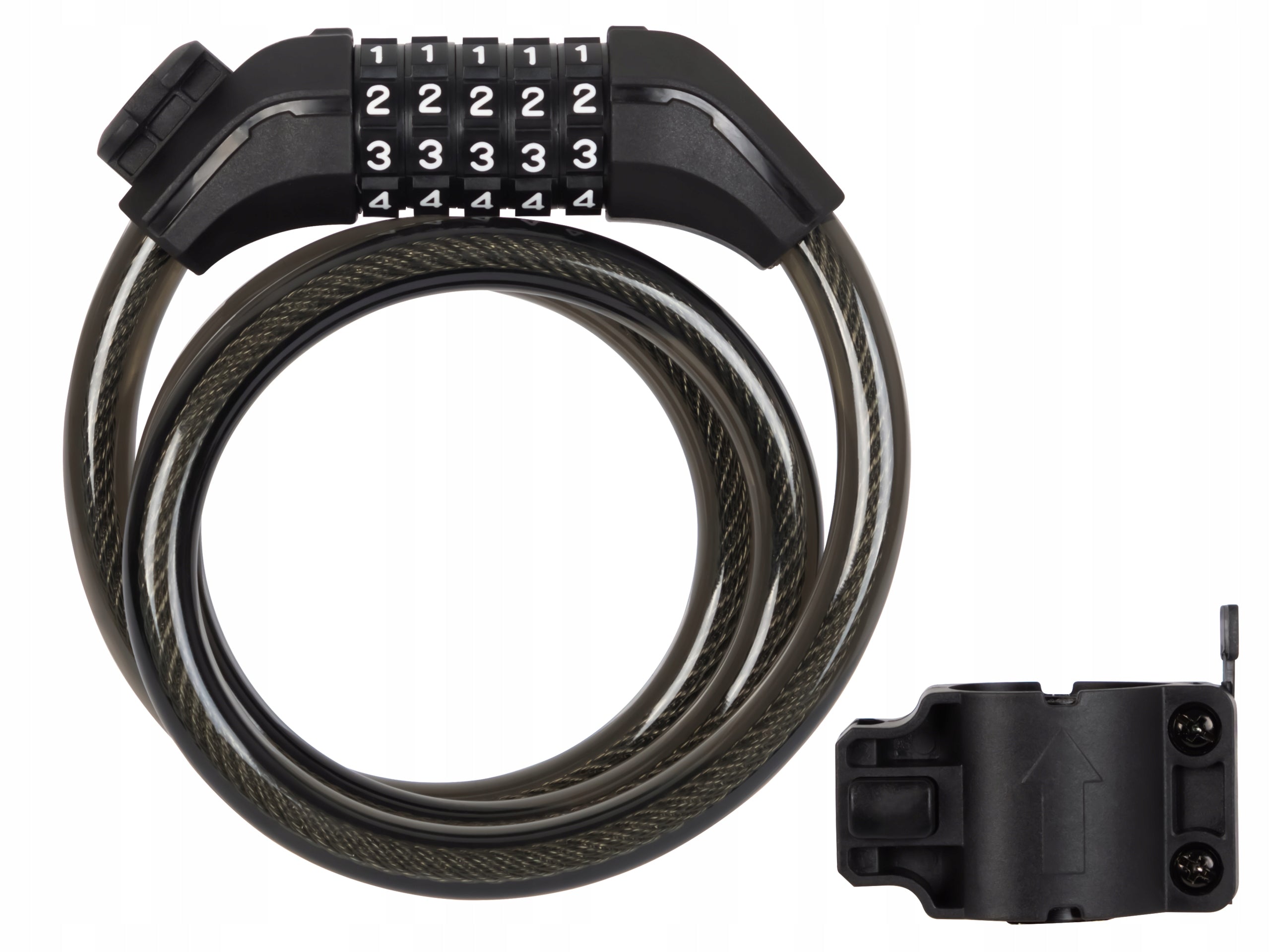 BICYCLE ANTI-THEFT CLASP WITH CODE CIPHER CABLE LOCK 100 CM 12MM Packaging status original