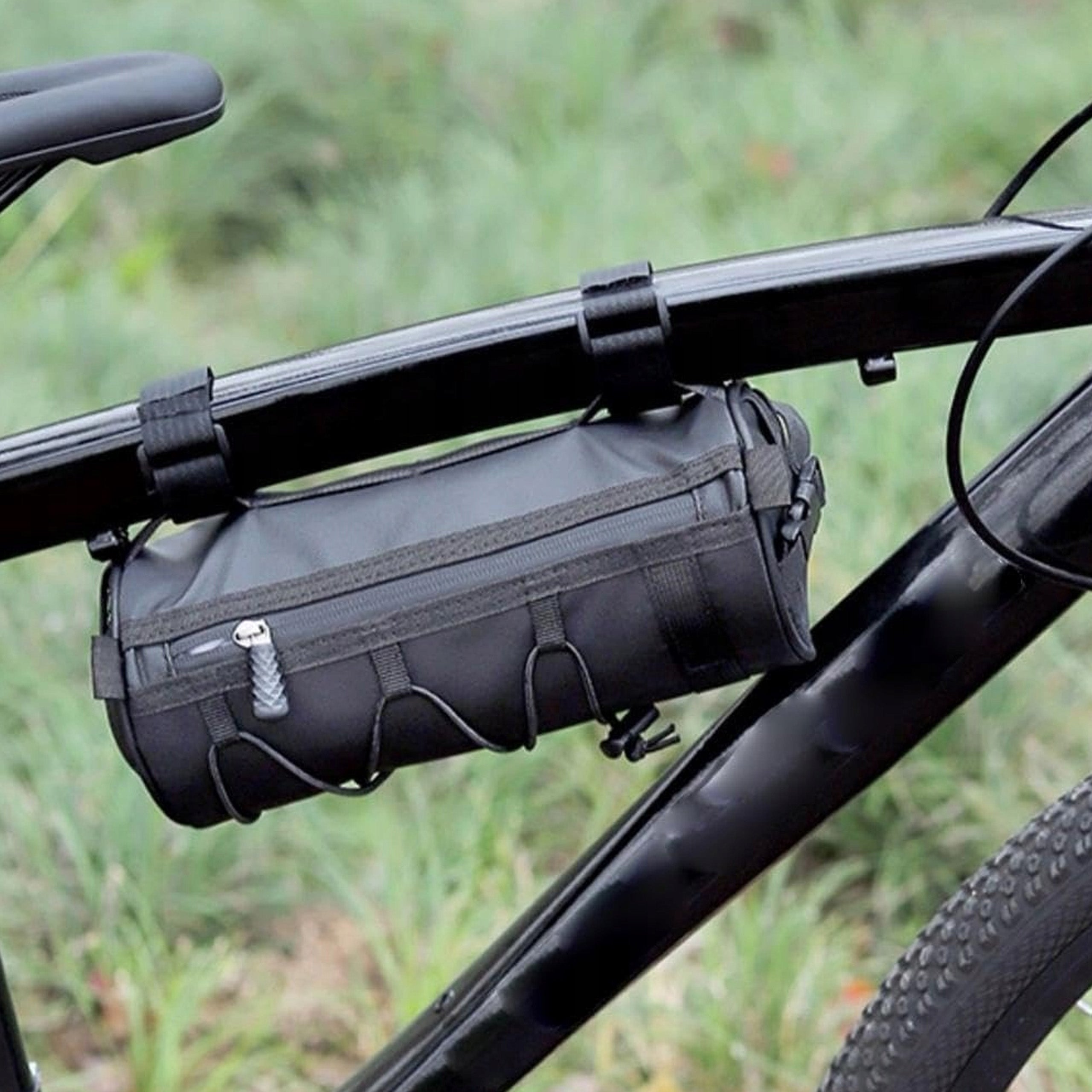 BICYCLE BAG BICYCLE POUCH 2,5L WATERPROOF SHOULDER HANDLEBAR BLACK Brand no brand
