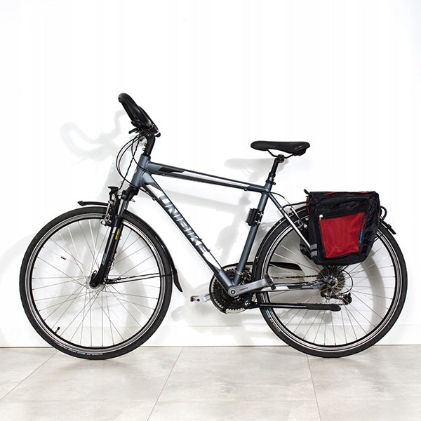 BICYCLE BAG BICYCLE POUCH FOR DOUBLE-SIDED RACK LARGE PULSMOVE 25 L Model Sakwy na bagaznik PULSMOVE