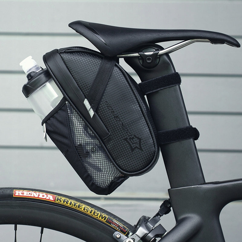 BICYCLE BAG BICYCLE POUCH UNDER SEAT WATER BOTTLE POCKET Color black