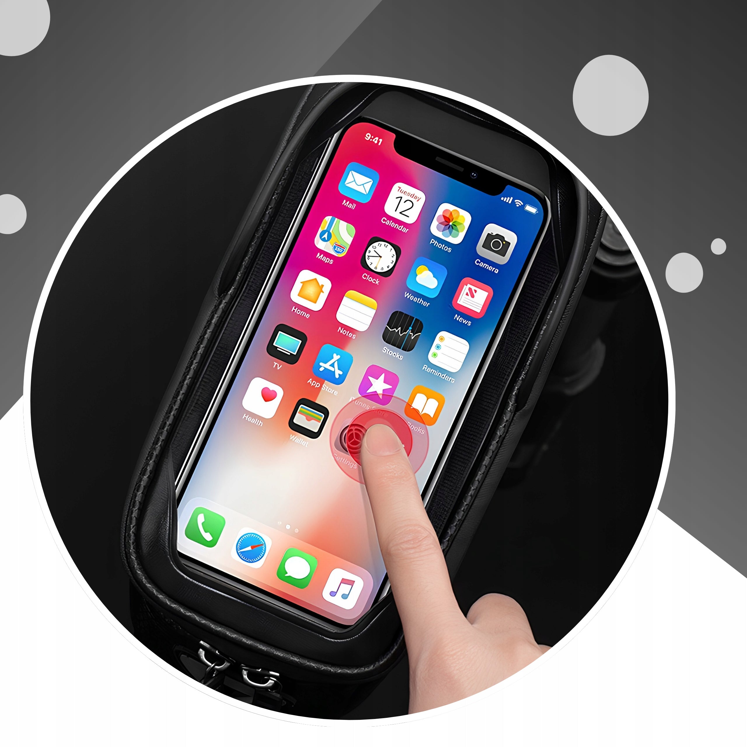 BICYCLE BAG FOR FRAME PHONE POUCH WATERPROOF CASE WITH VISOR FOR MAPS For multipurpose