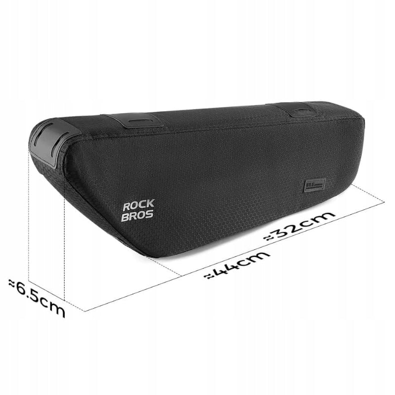 BICYCLE BAG FOR FRAME ROCKBROS WATERPROOF LIGHTWEIGHT POUCH FOR FRAME 2,9L LONG Model ULTRALEKKA DUŻA TORBA ROWEROWA POD RAMĘ