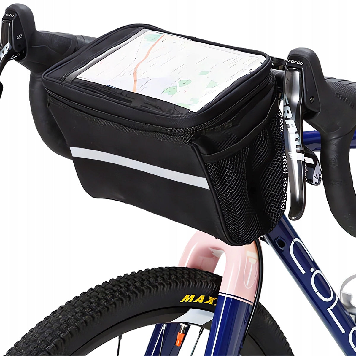 BICYCLE BAG FOR HANDLEBAR POUCH PHONE POCKET MAP NAVIGATION GPS Manufacturer code 6001860