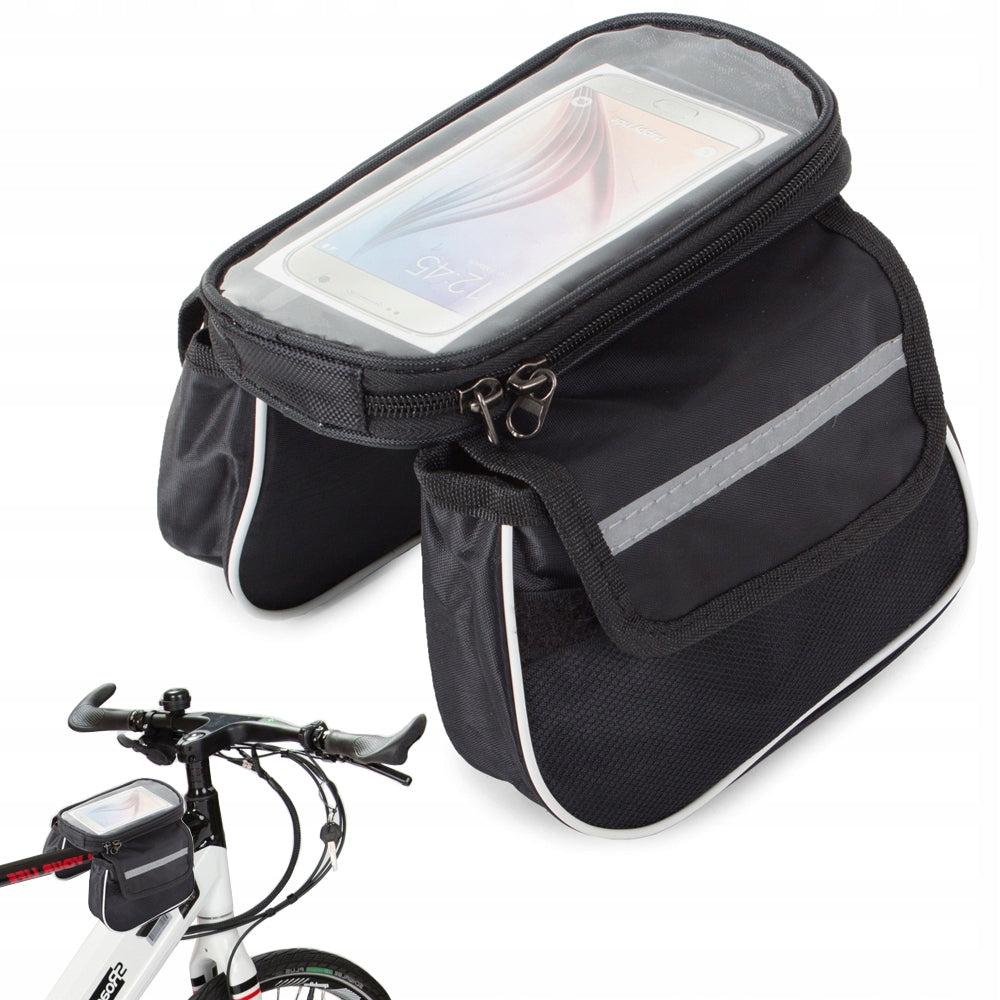 BICYCLE BAG PANNIER FOR FRAME BICYCLE PHONE CASE CAPACIOUS CASE